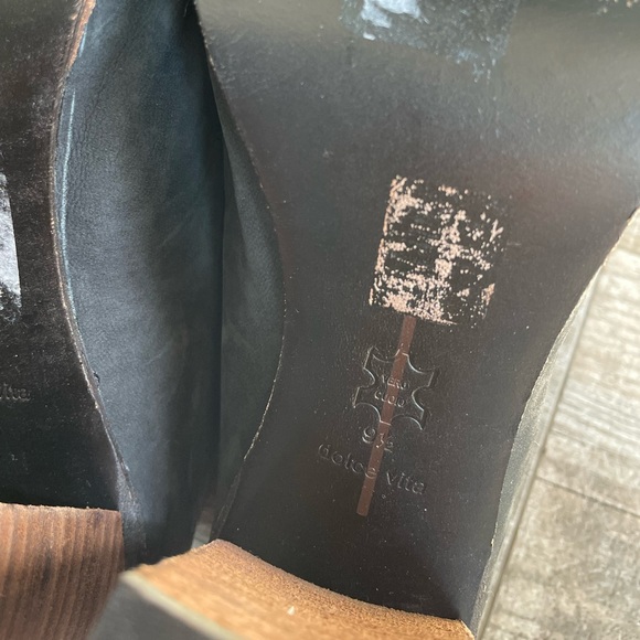 Dolce Vita Jada suede gray heel booties Sz 9.5 - Picture 10 of 12